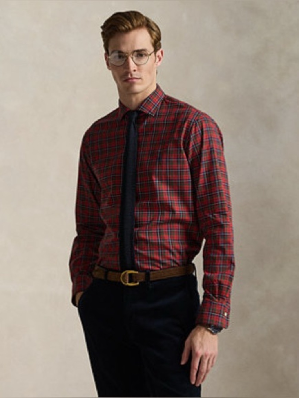 Ralph Lauren BlakeTartan Plaid Long Sleeve Button Down Shirt